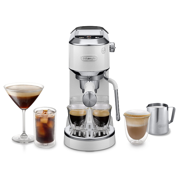Рожковая кофеварка DeLonghi Dedica EC890.WI