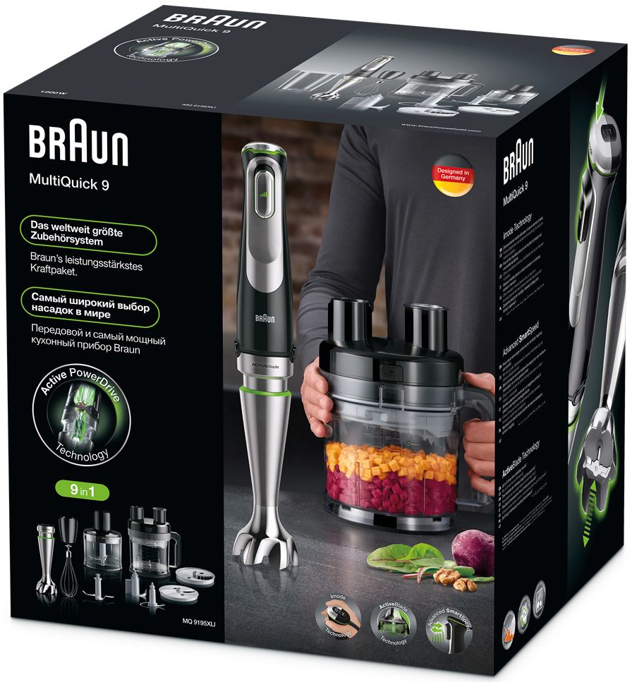 Погружной блендер Braun MQ 9185 XLI