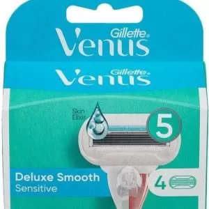Сменные кассеты для бритья Gillette Venus Deluxe Smooth Sensitive (4 шт) 7702018497447