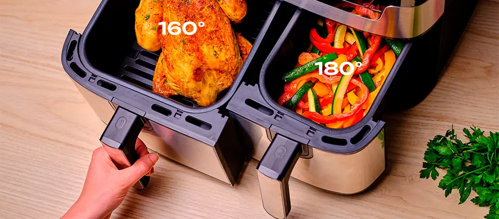 Обзор Tefal Dual Easy Fry & Grill EY901A с двумя камерами